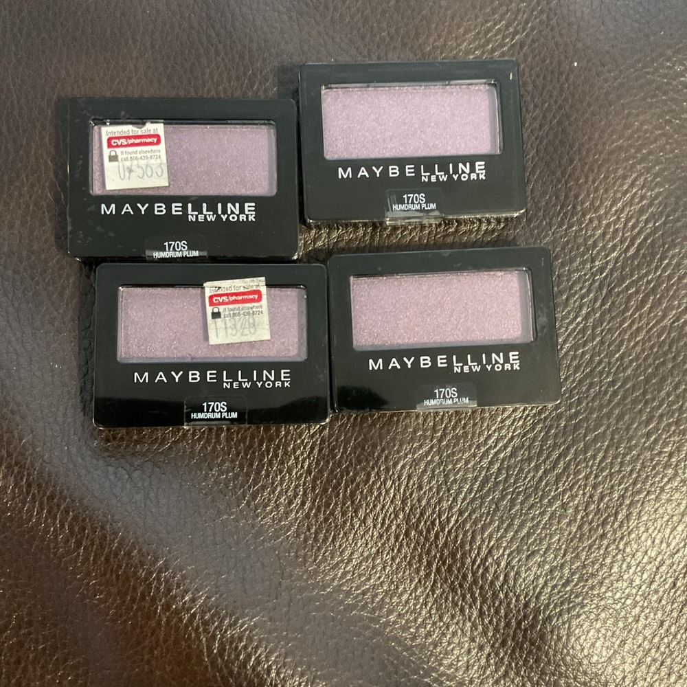 Maybelline Expert Wear Eyeshadow  170S Humdrum Plum Lot Of 4
